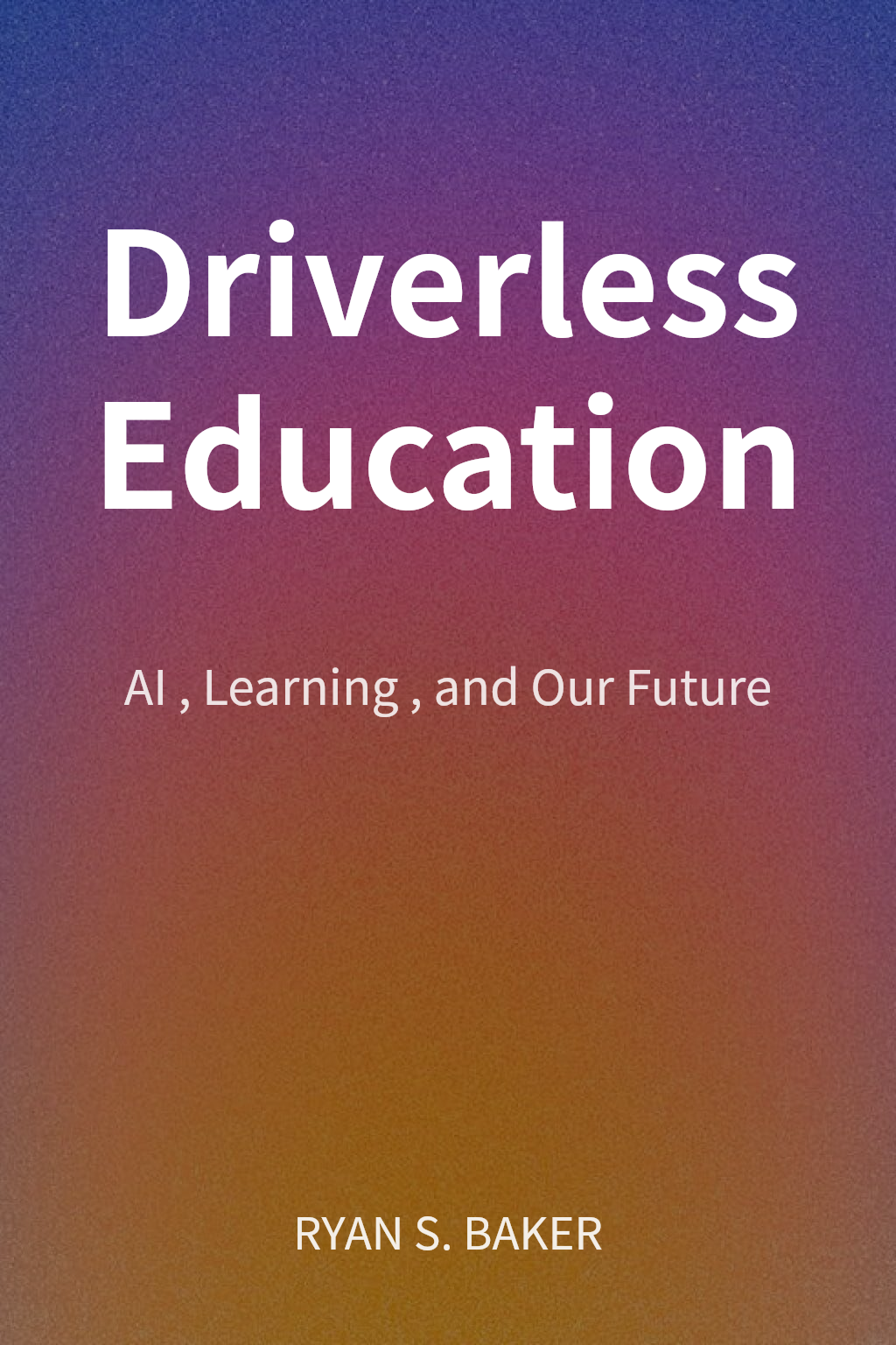 Driverless Education cover