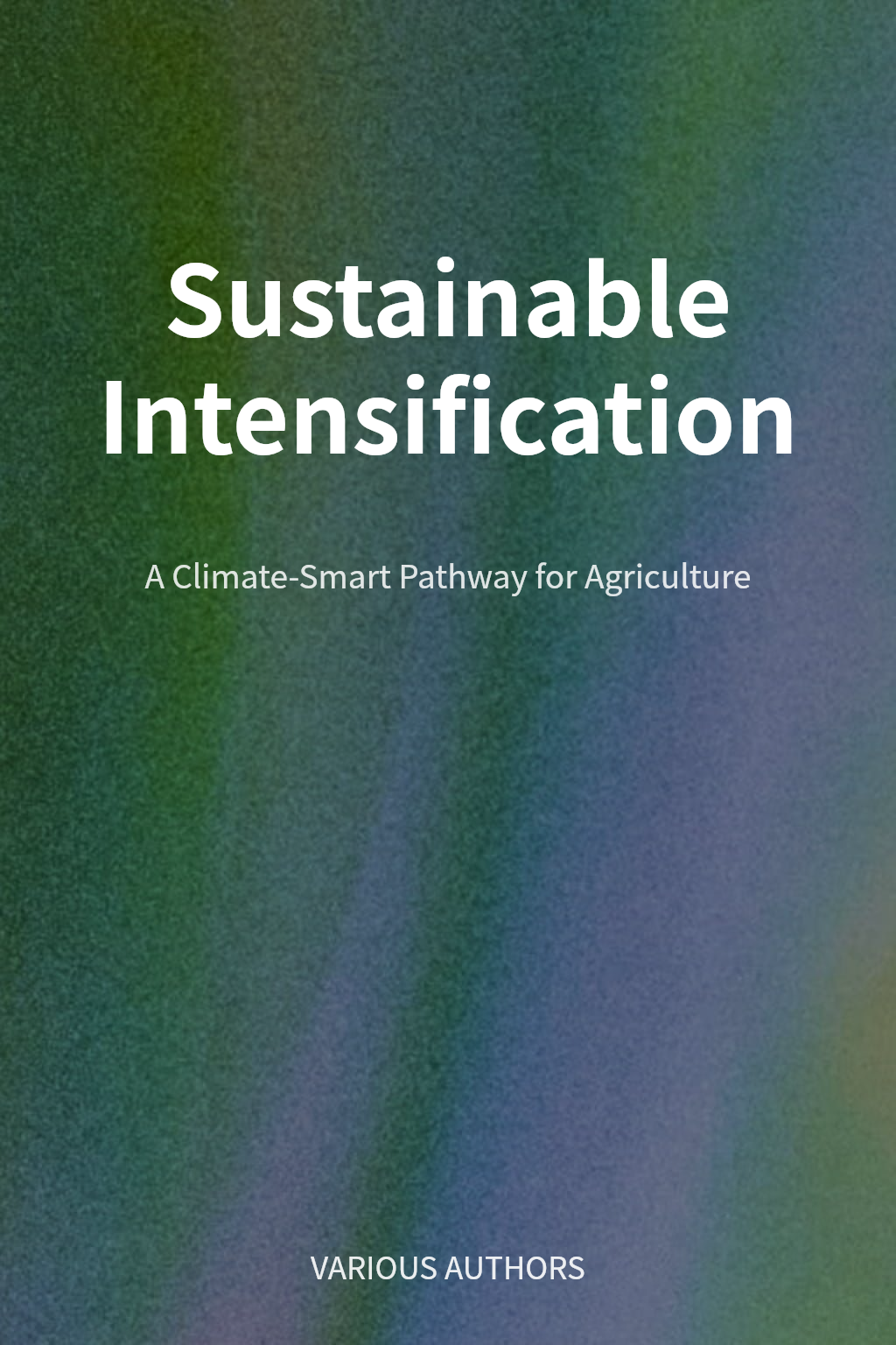 Sustainable Intensification cover