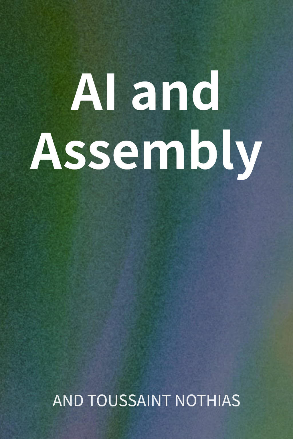 AI and Assembly cover