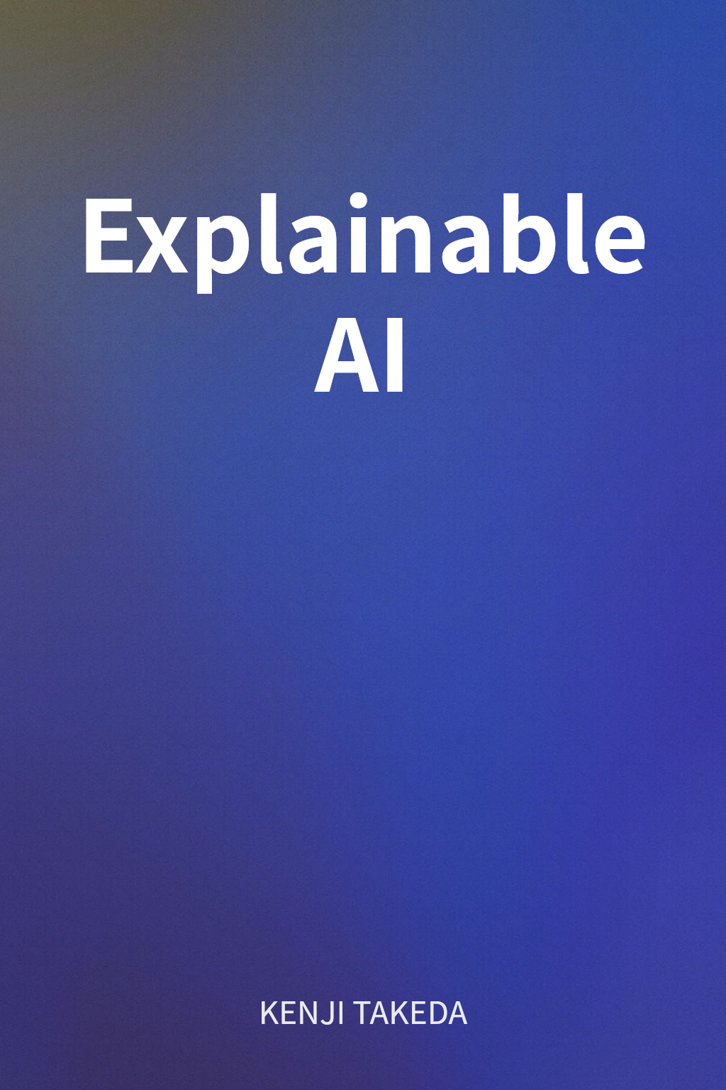 Explainable AI cover