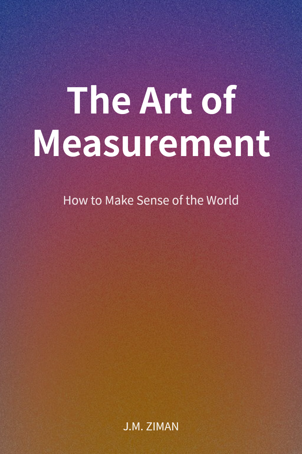 The Art of Measurement cover
