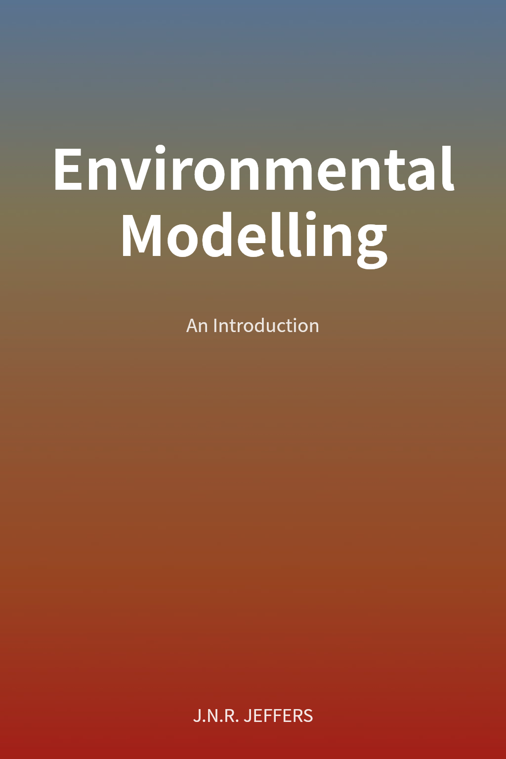 Environmental Modelling cover