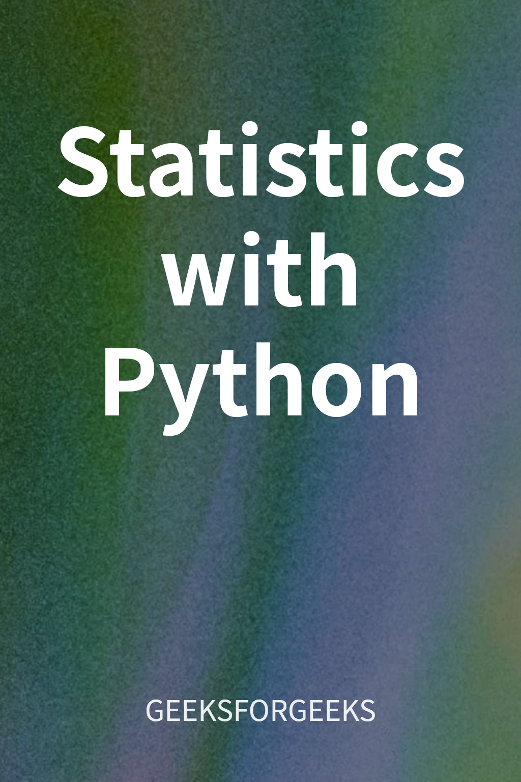 Statistics with Python cover
