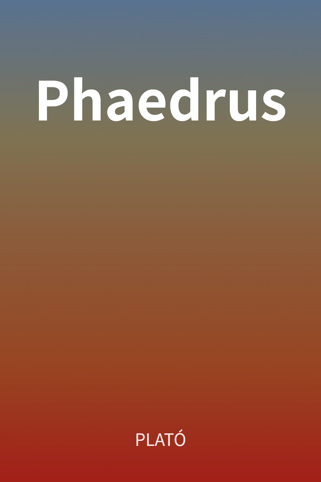Phaedrus cover