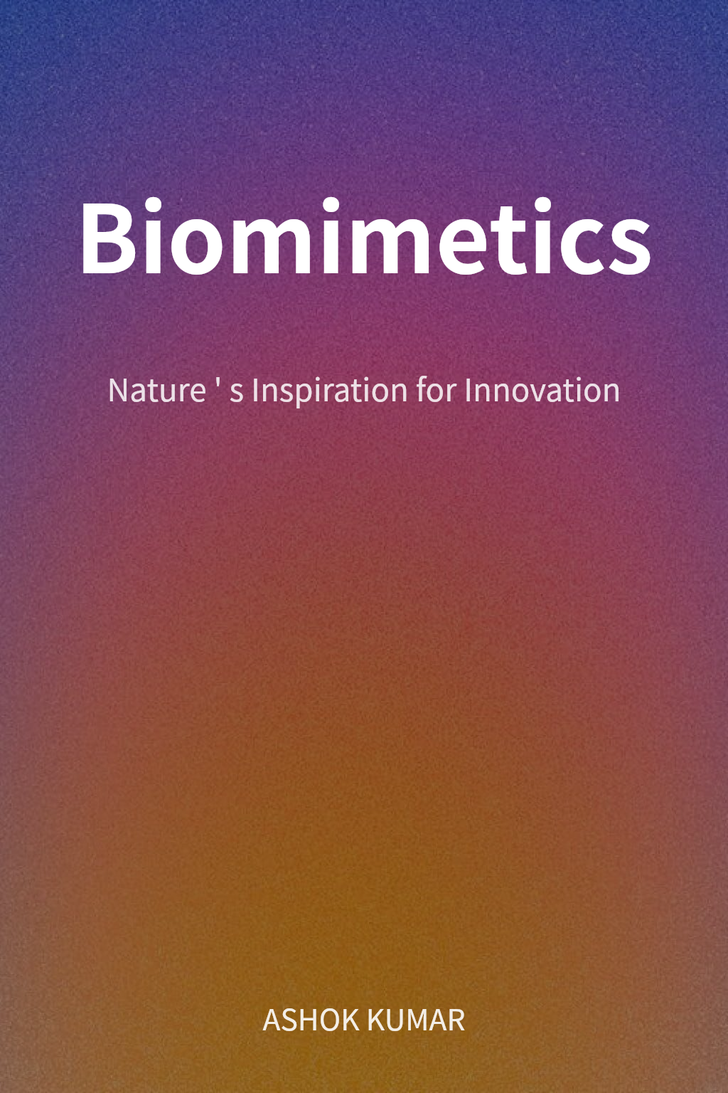 Biomimetics cover