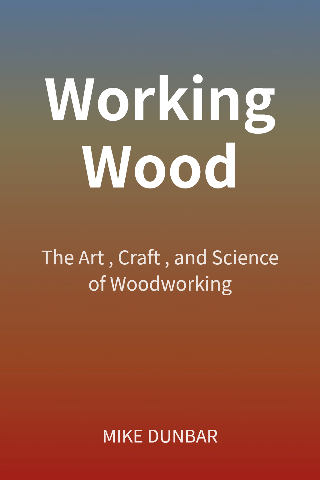 Working Wood cover