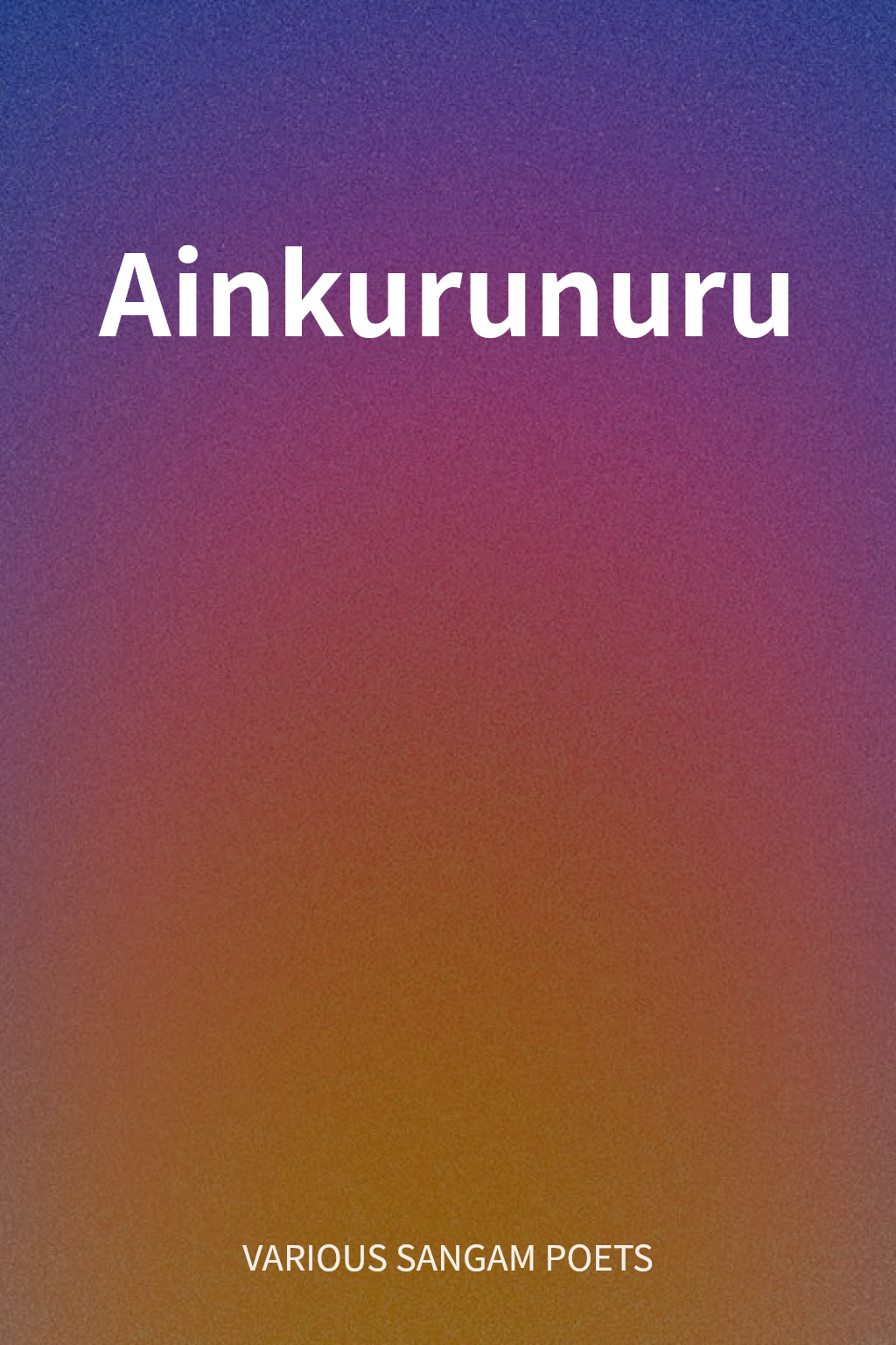 Ainkurunuru cover