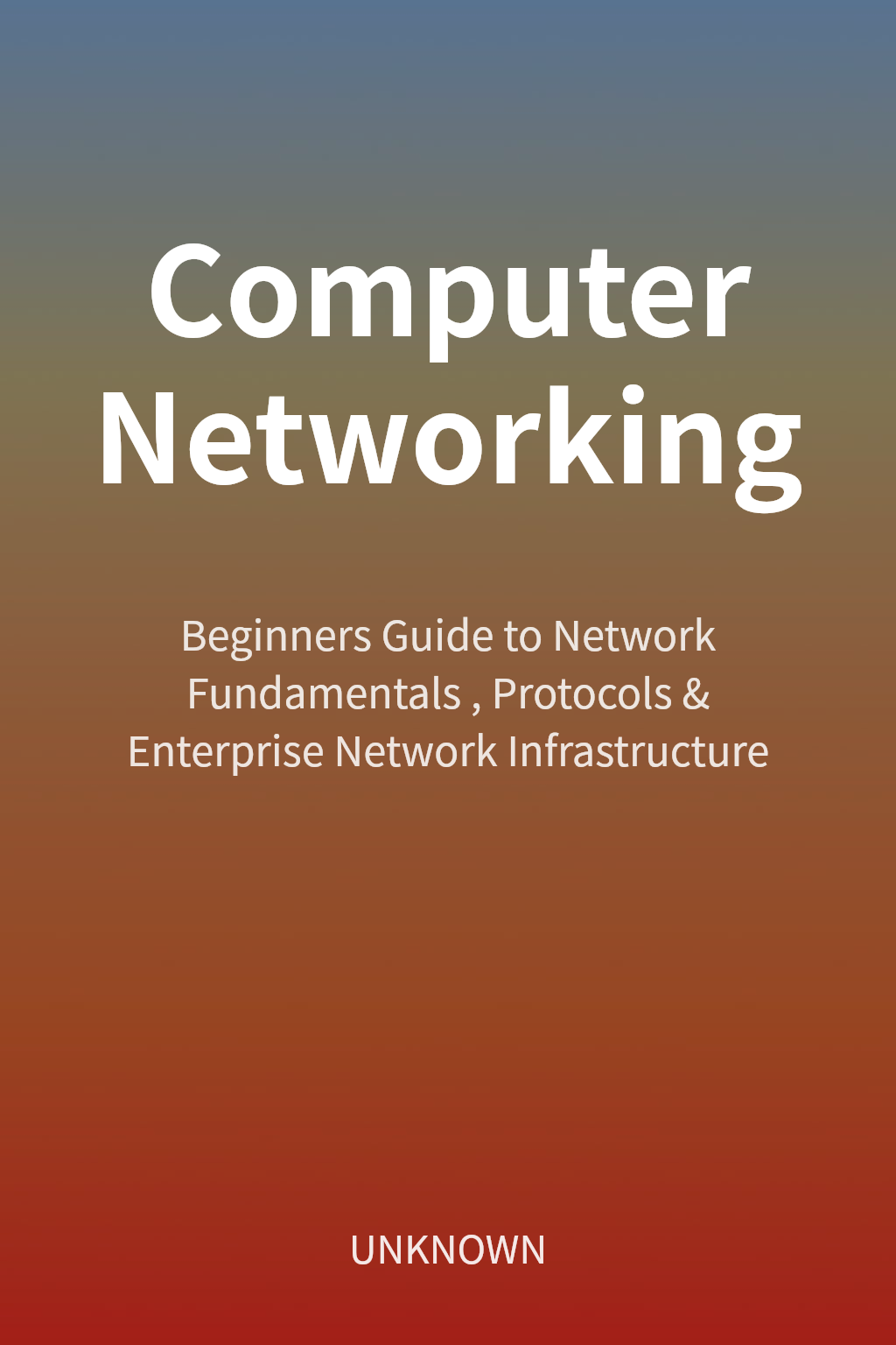 Computer Networking cover