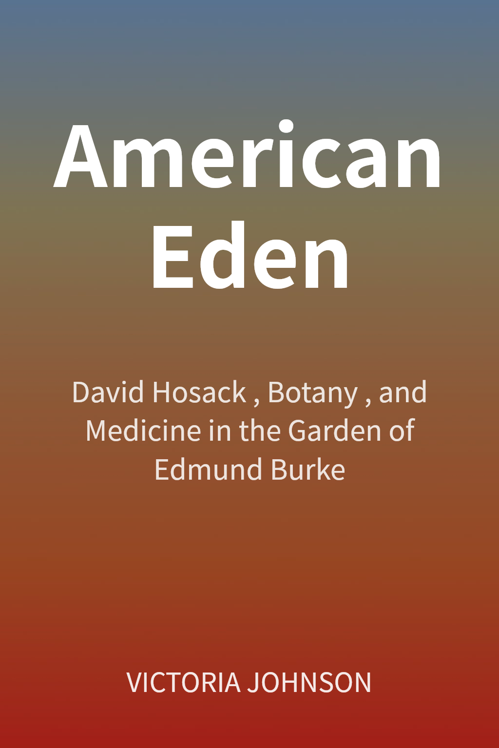 American Eden cover