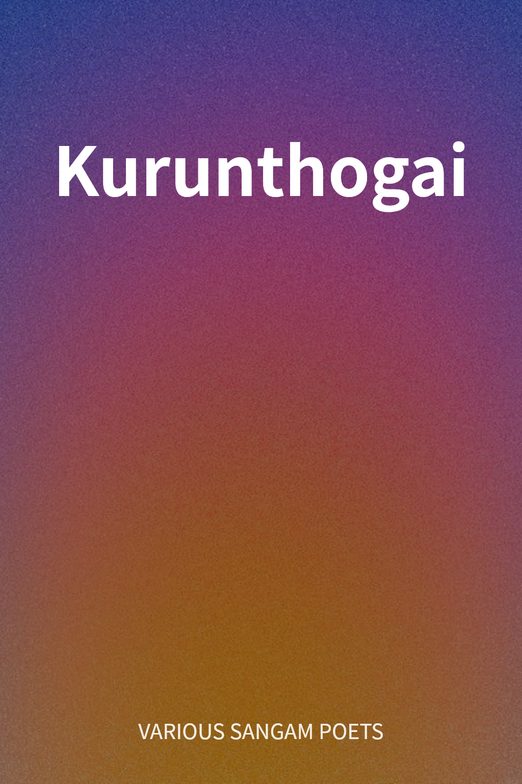 Kurunthogai cover
