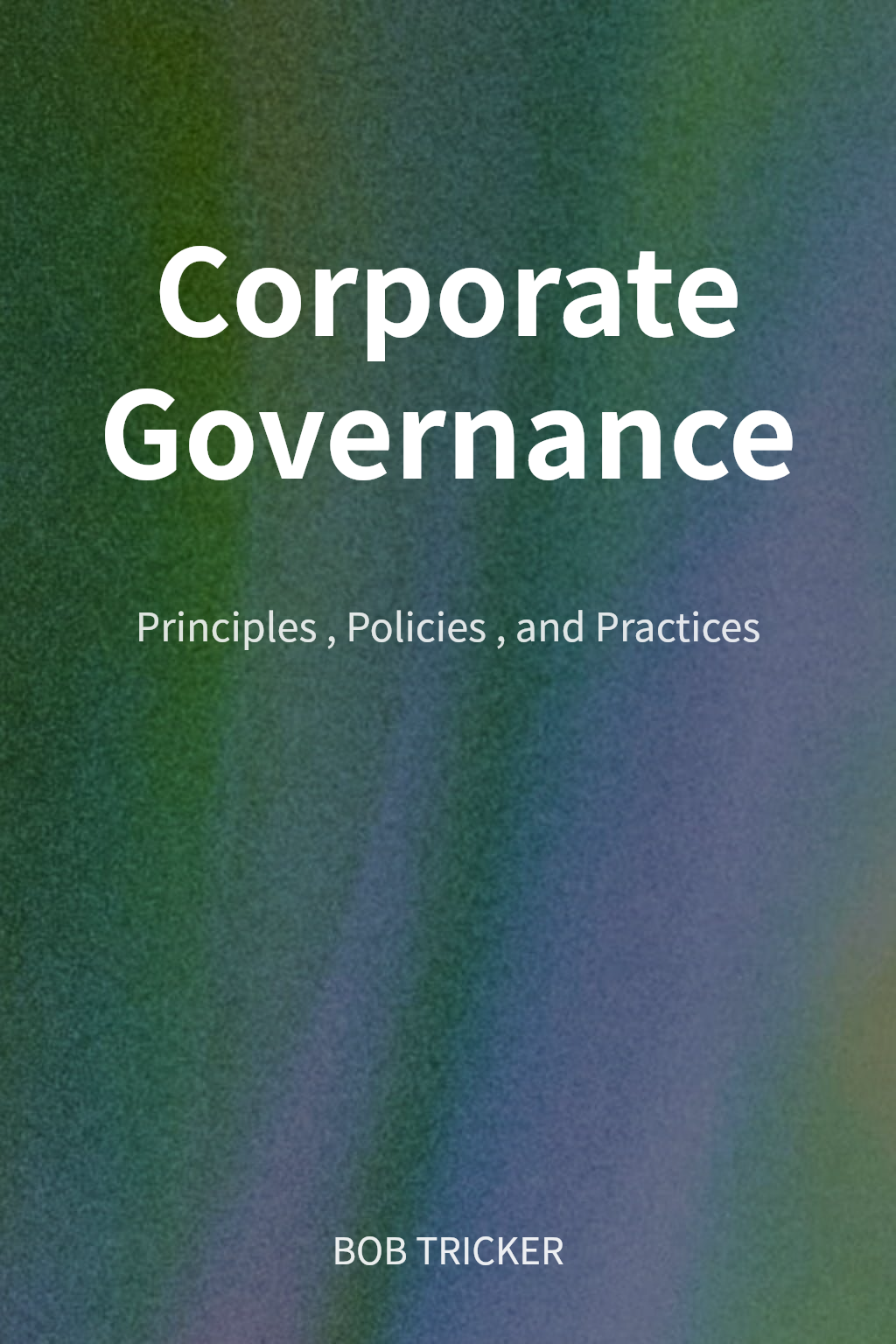 Corporate Governance cover