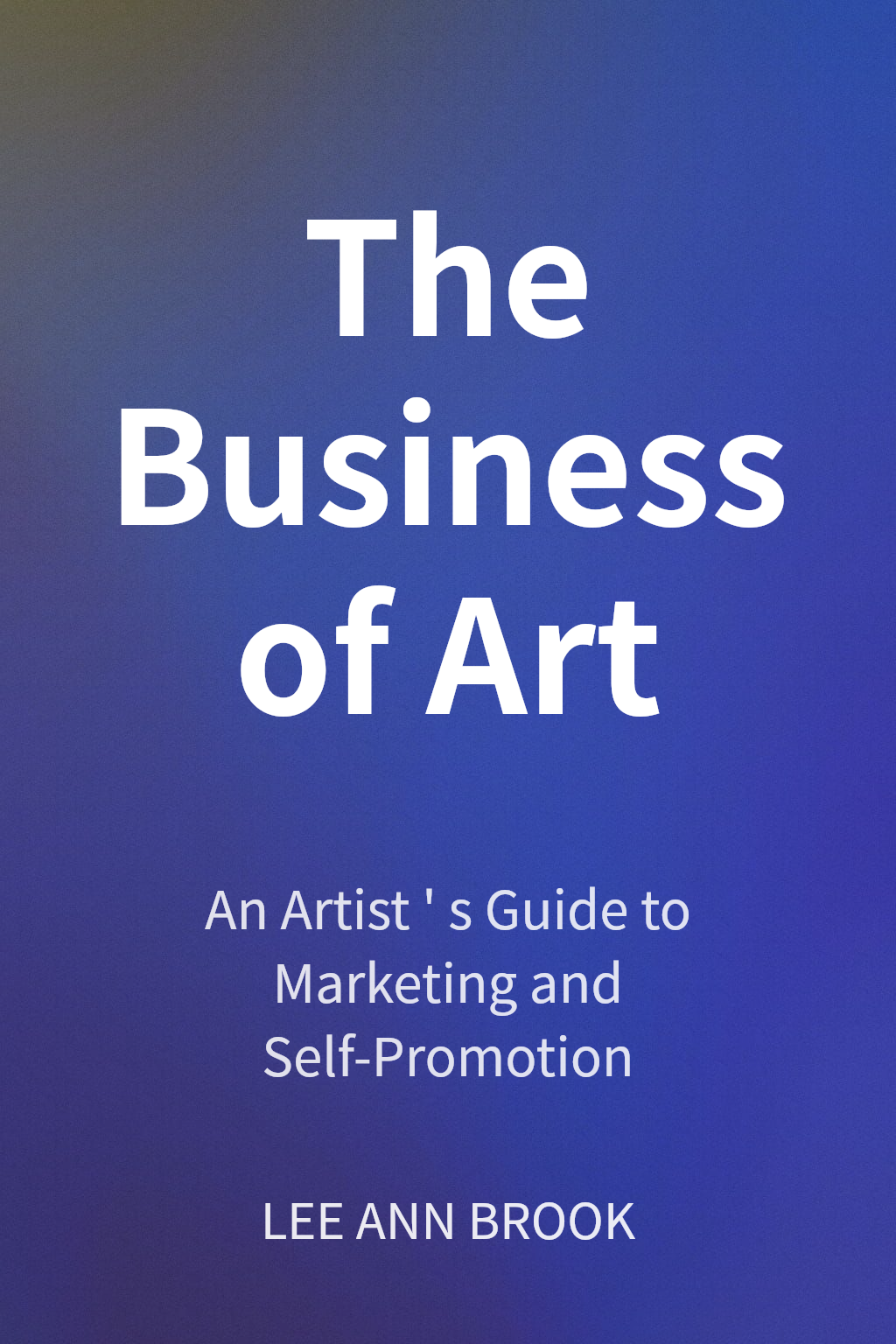The Business of Art cover