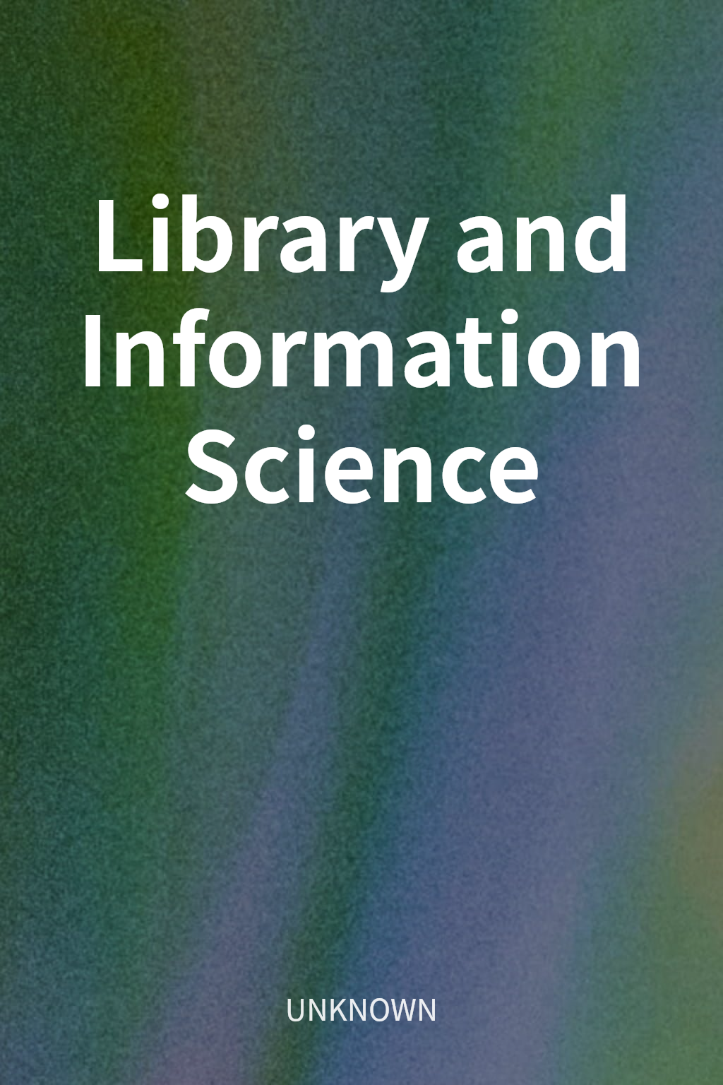 Library and Information Science cover