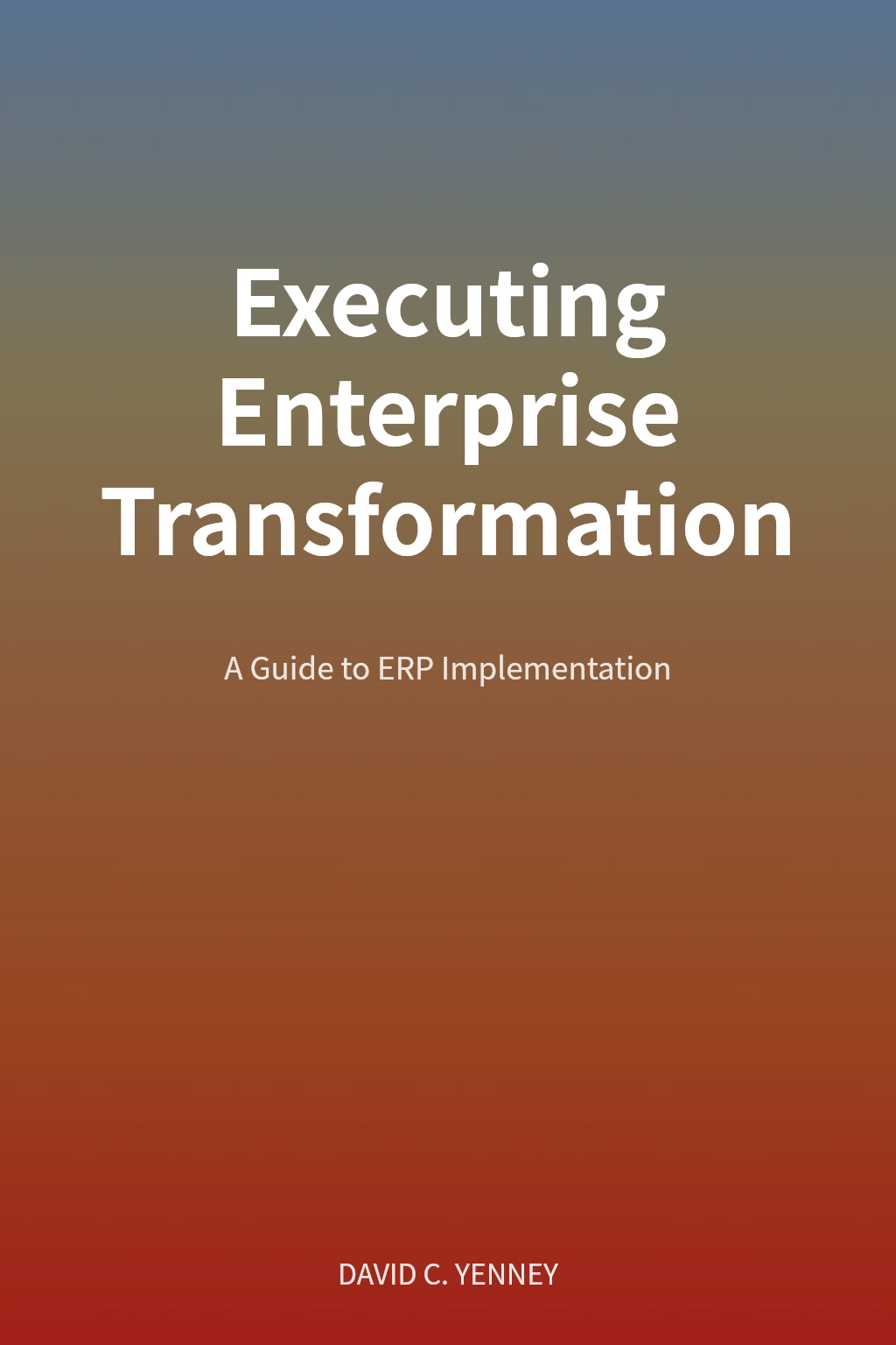 Executing Enterprise Transformation cover
