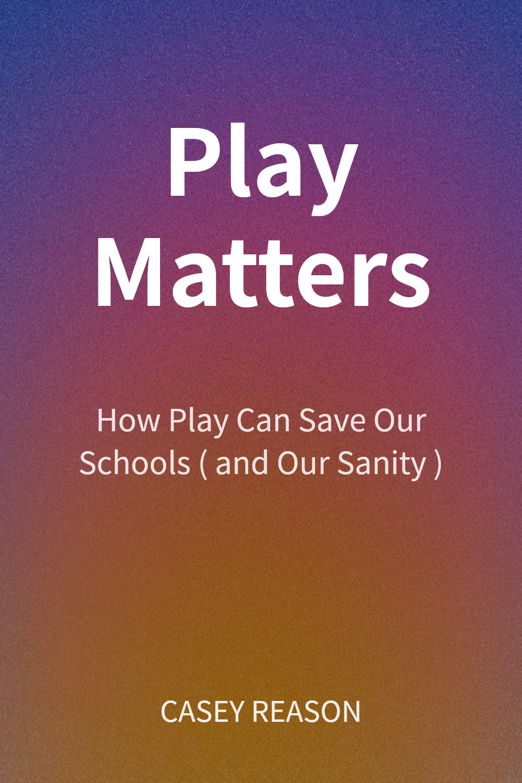 Play Matters cover
