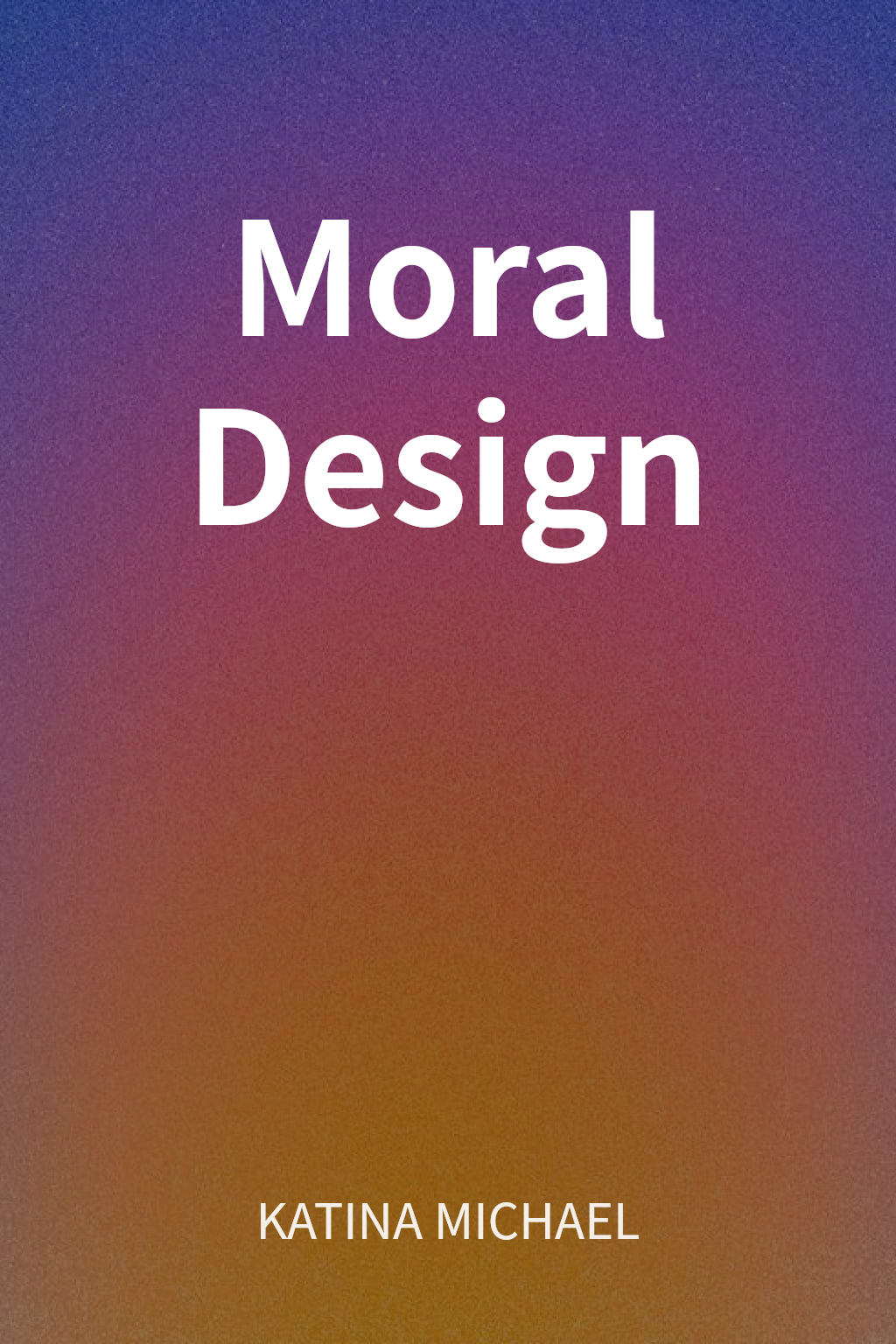 Moral Design cover