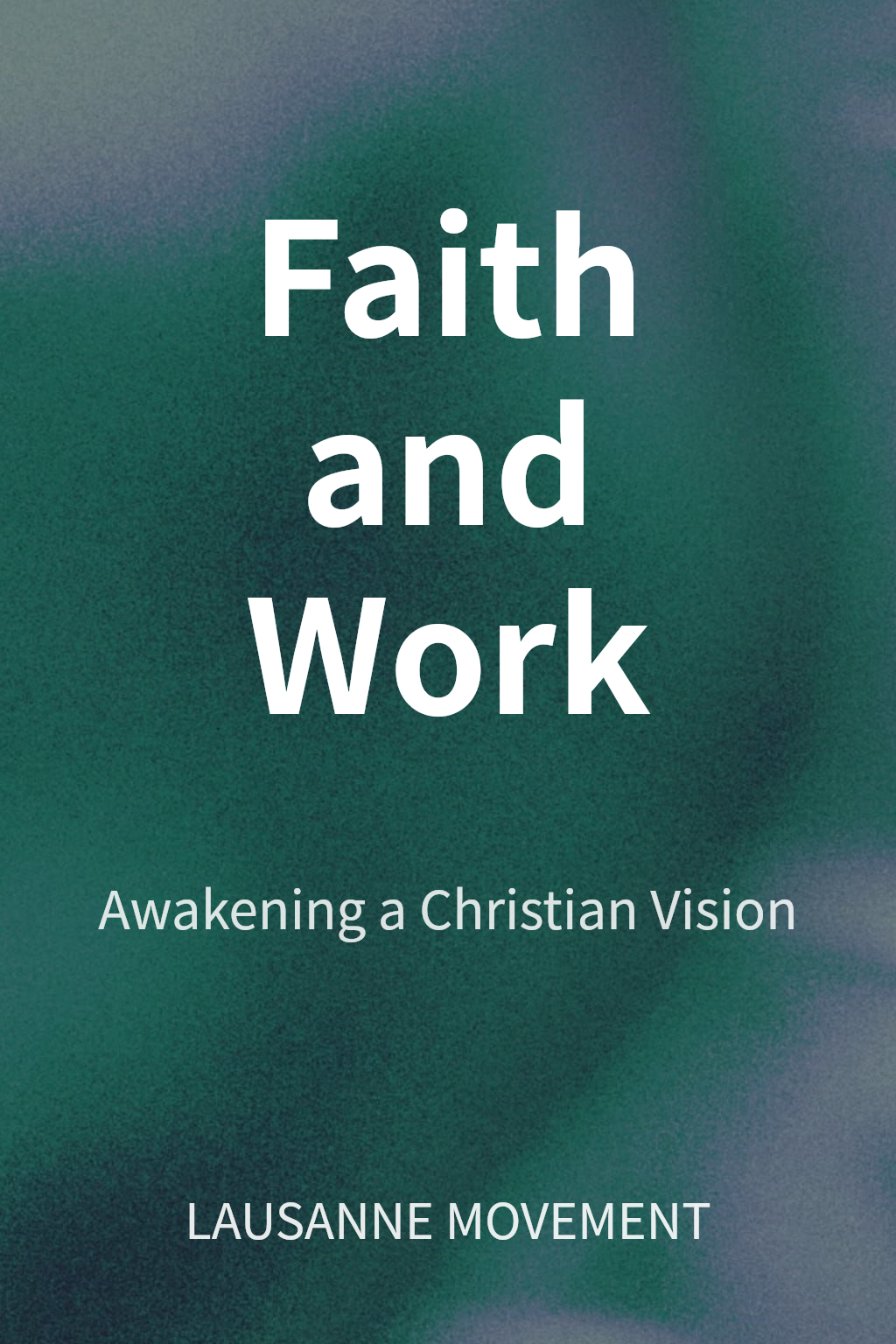 Faith and Work cover
