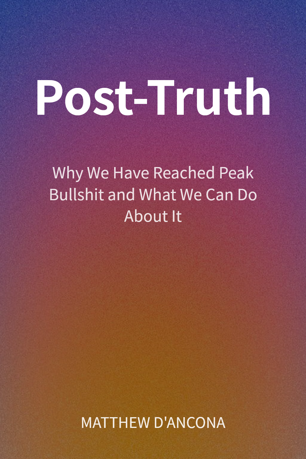 Post-Truth cover