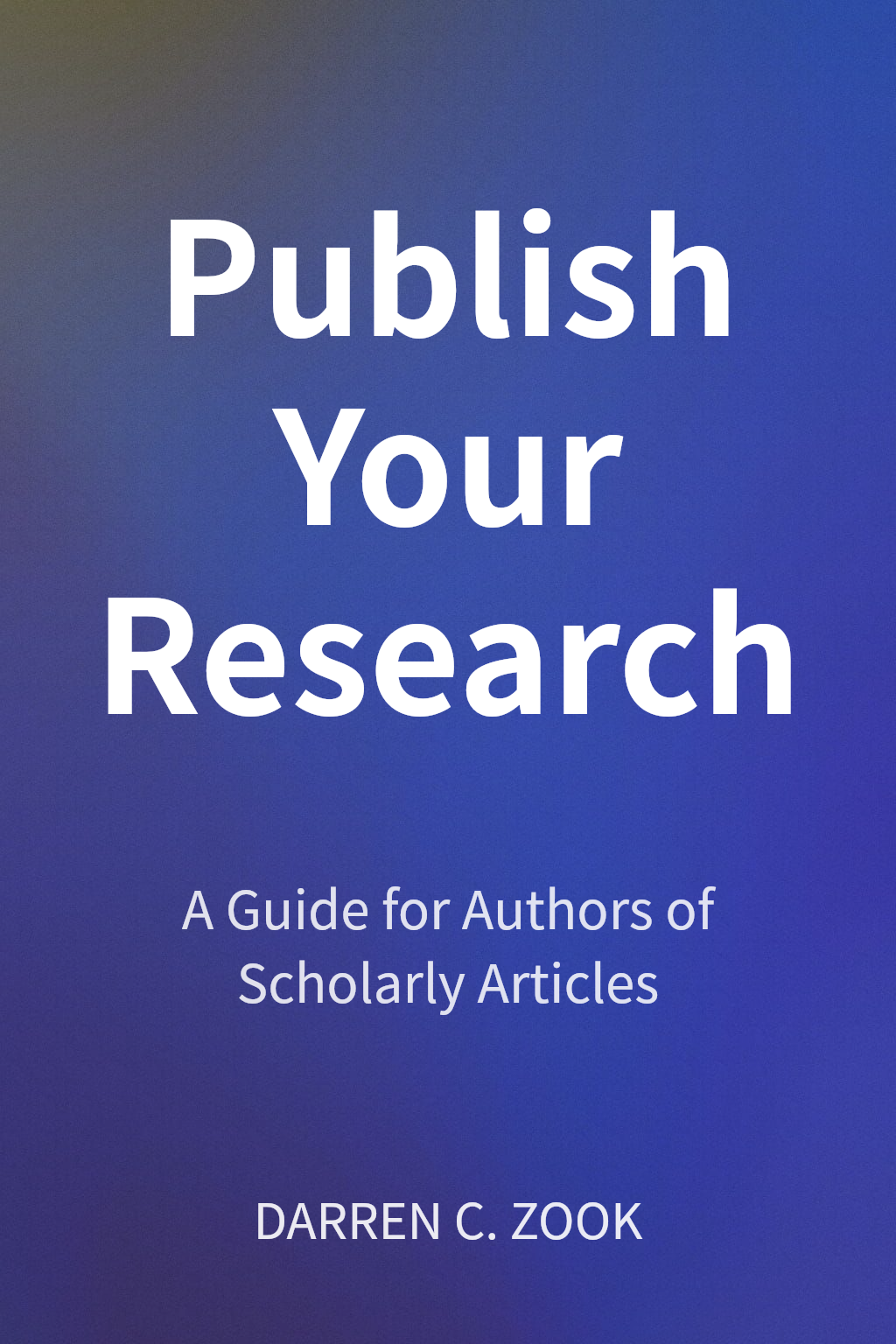 Publish Your Research cover