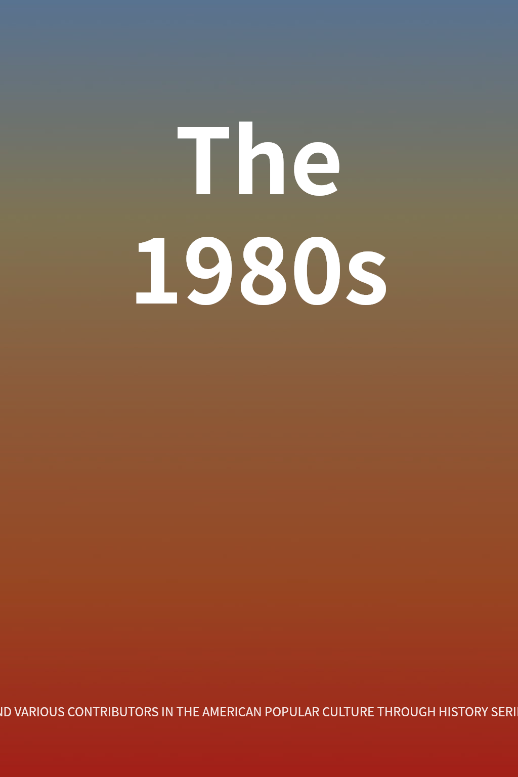 The 1980s cover
