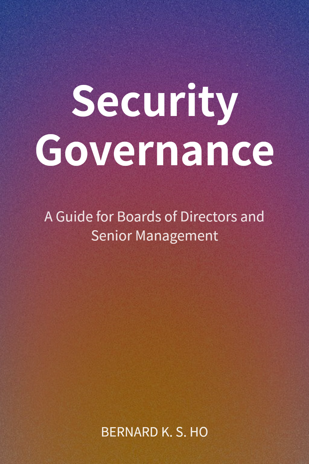 Security Governance cover