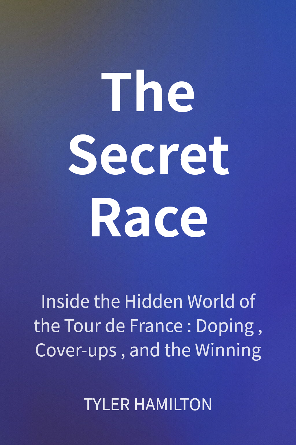 The Secret Race cover