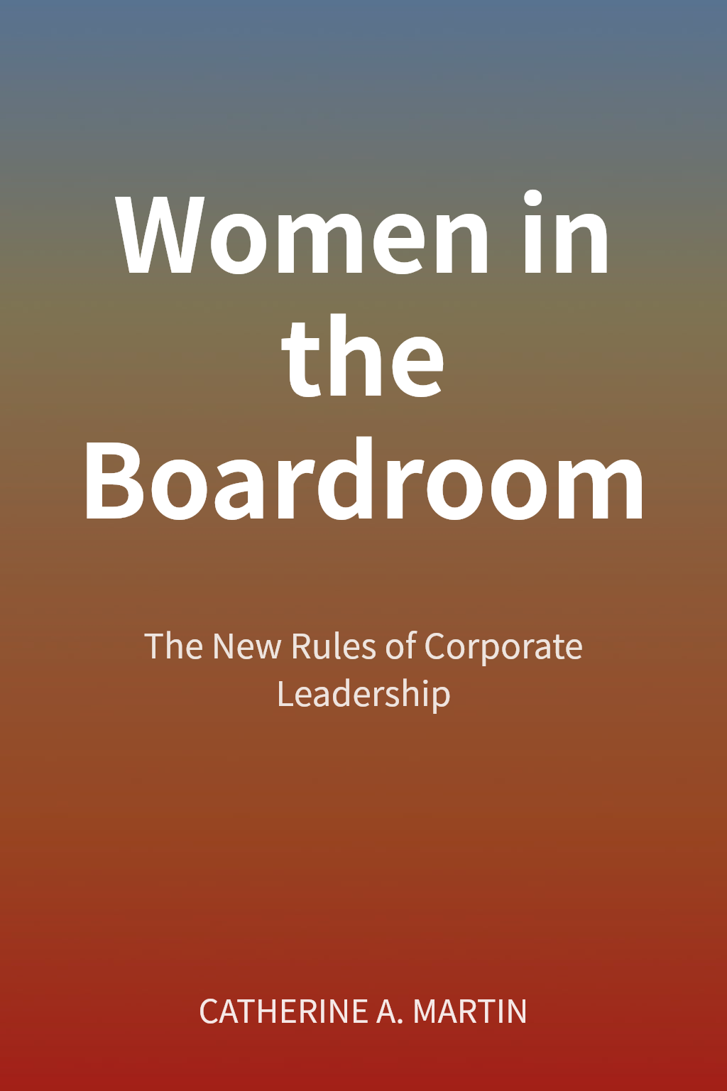 Women in the Boardroom cover
