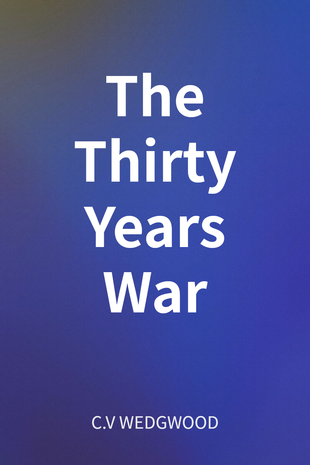 The Thirty Years War cover