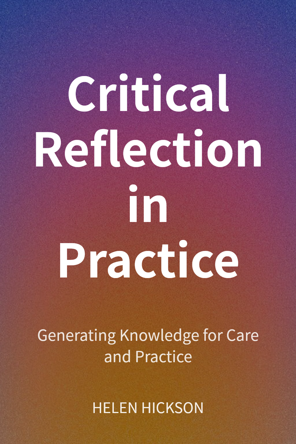 Critical Reflection in Practice cover