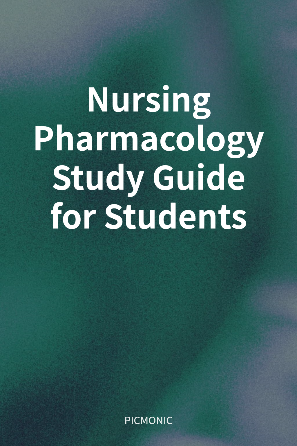 Nursing Pharmacology Study Guide for Students cover