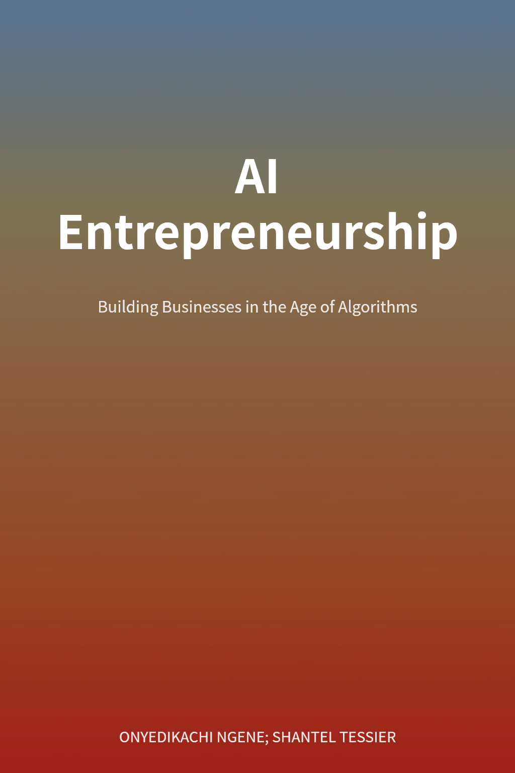 AI Entrepreneurship cover