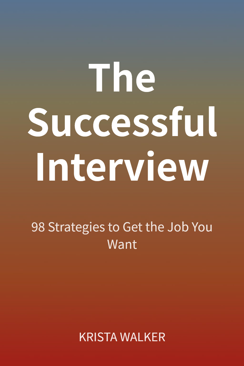 The Successful Interview cover