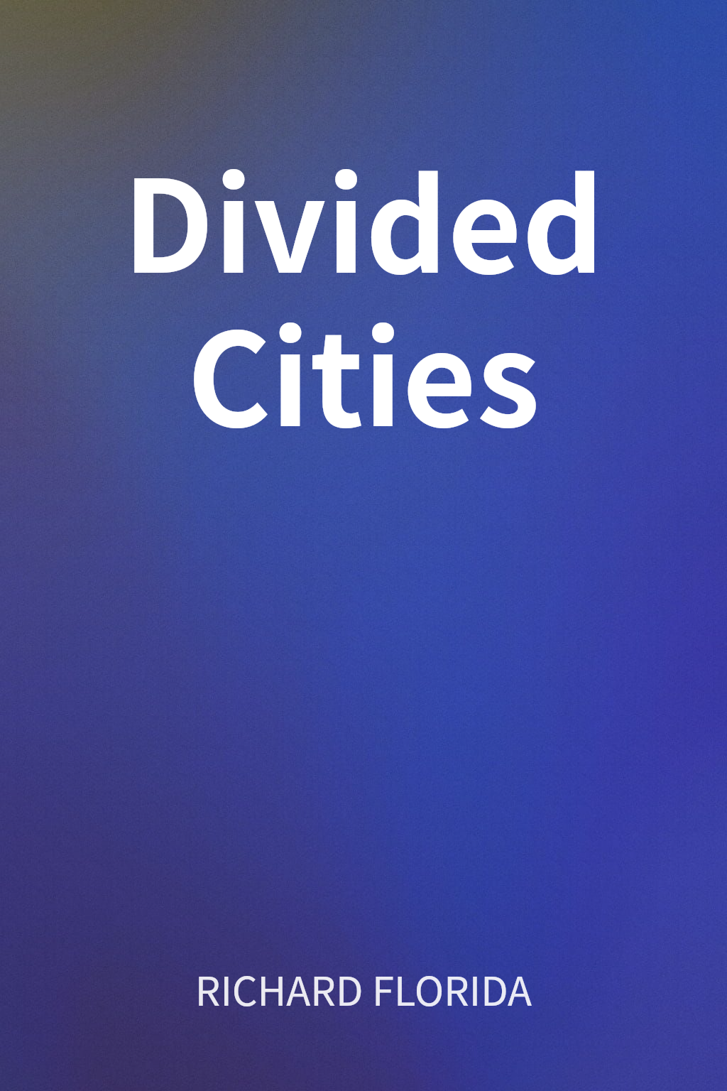 Divided Cities cover