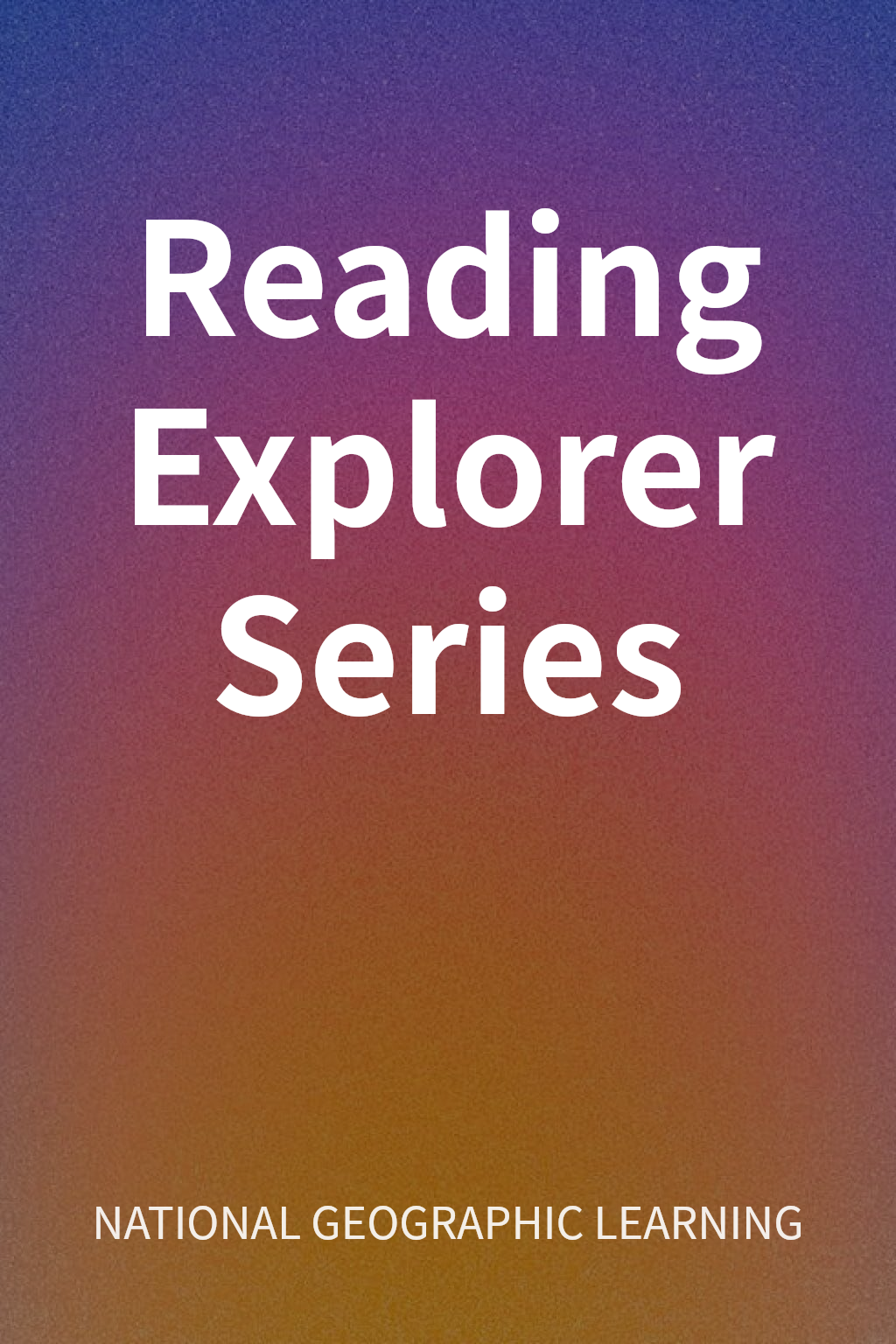 Reading Explorer Series cover