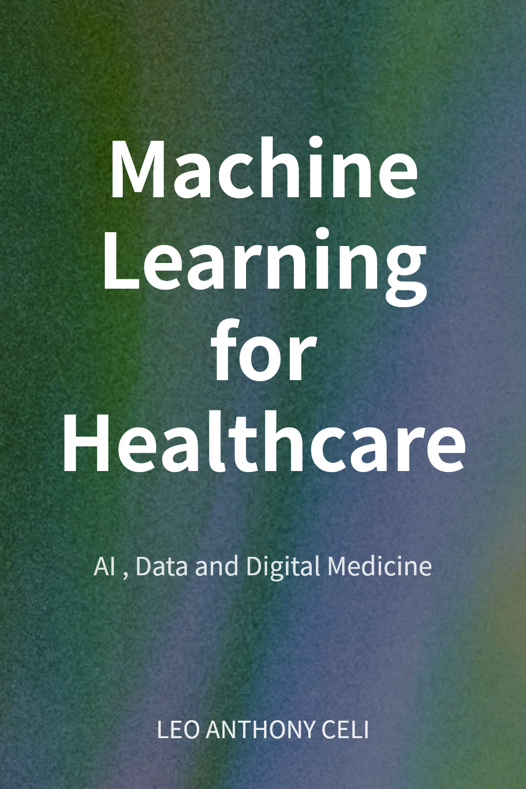 Machine Learning for Healthcare cover