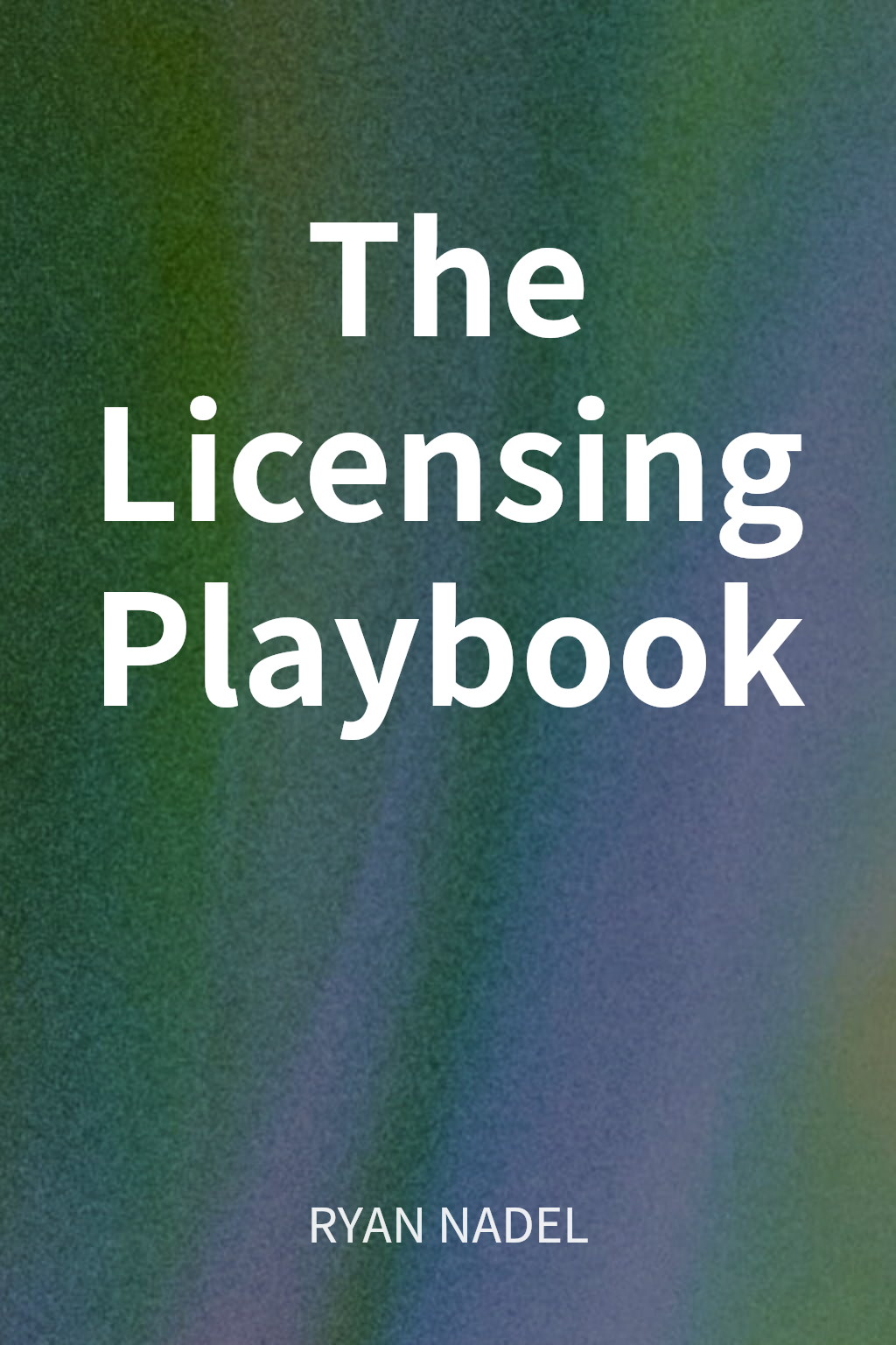The Licensing Playbook cover