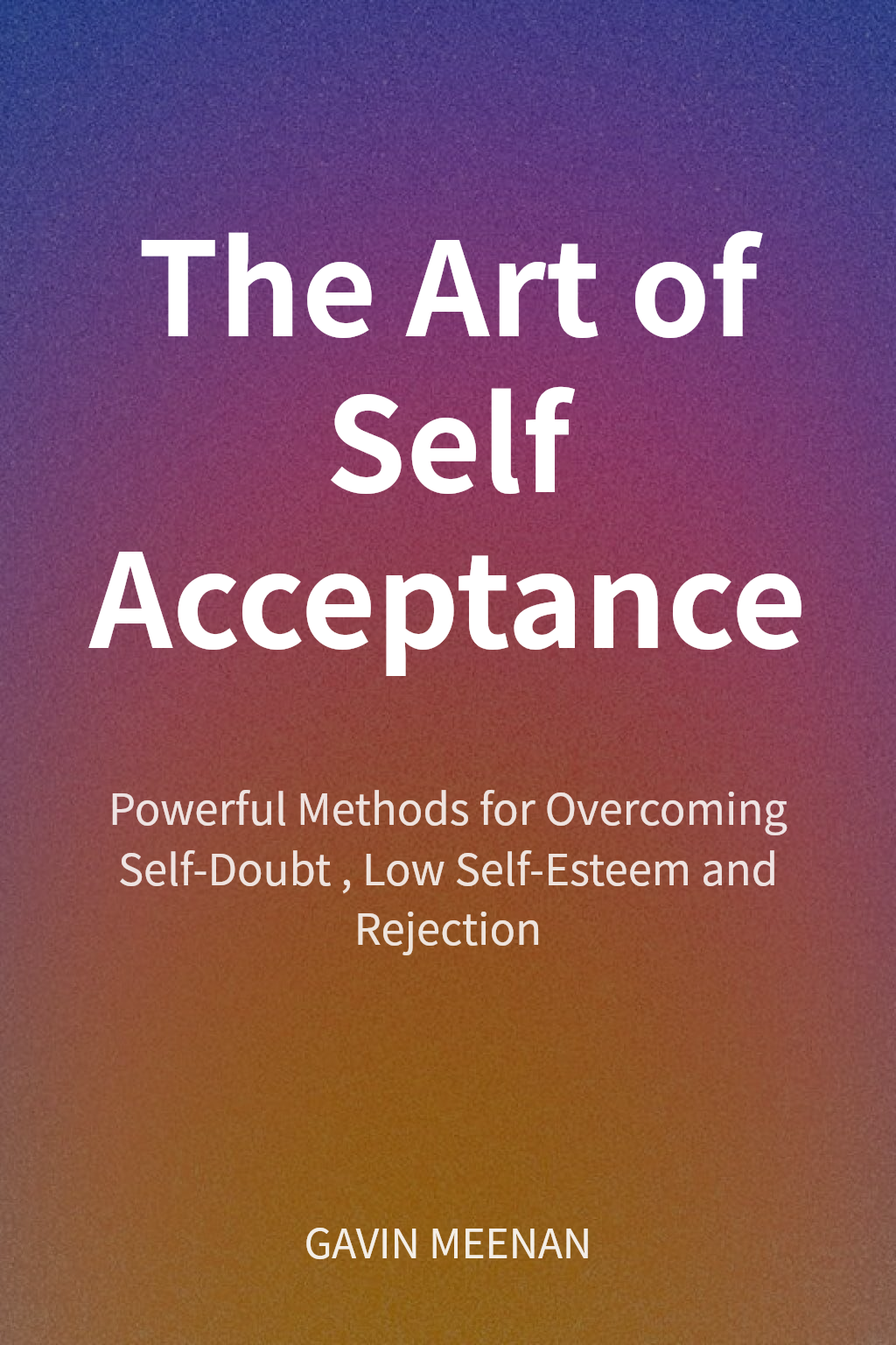 The Art of Self Acceptance cover