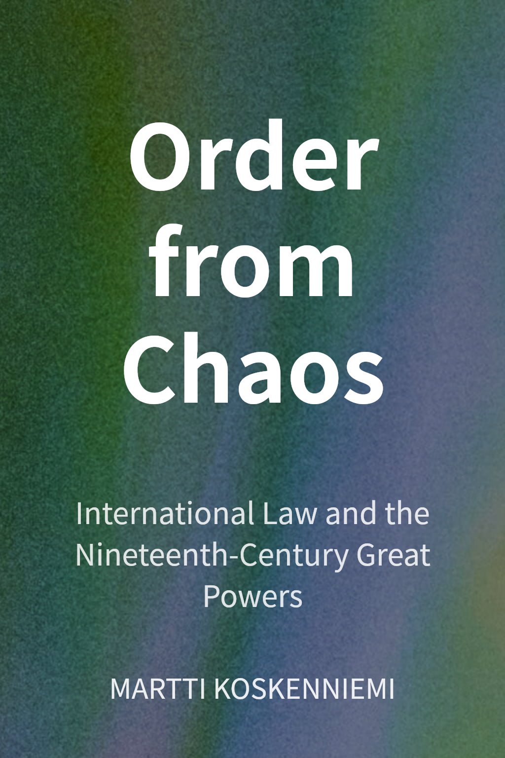 Order from Chaos cover