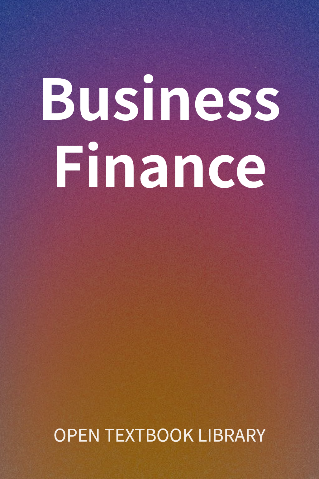 Business Finance cover