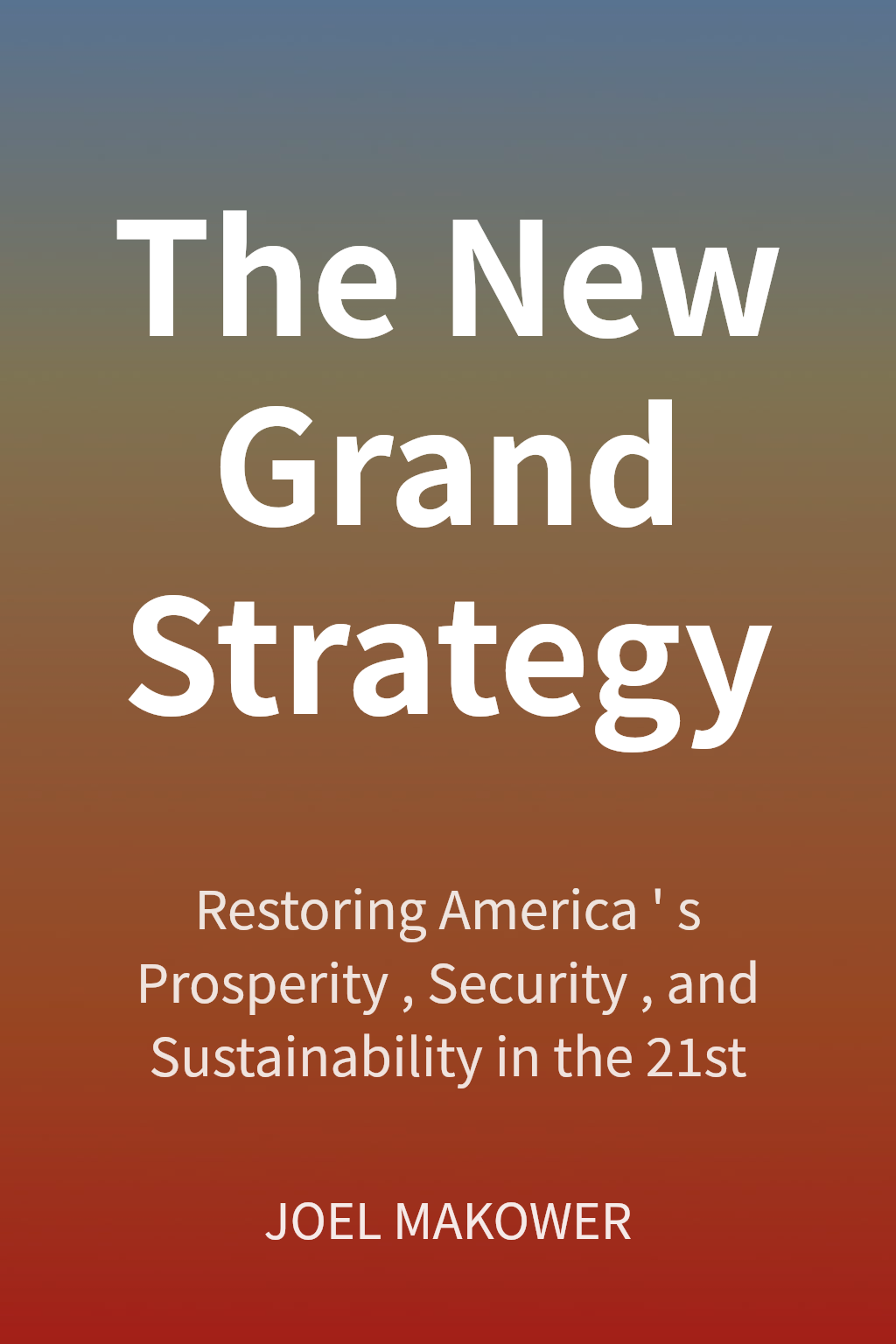 The New Grand Strategy cover