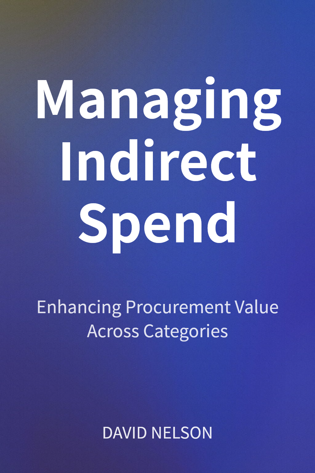 Managing Indirect Spend cover