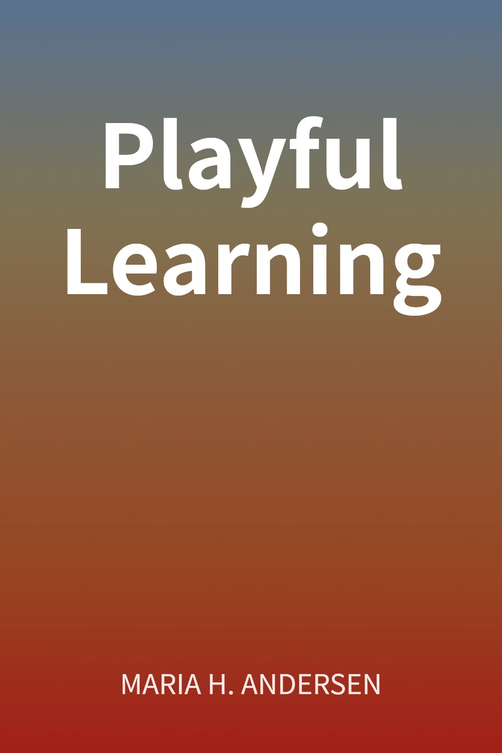 Playful Learning cover