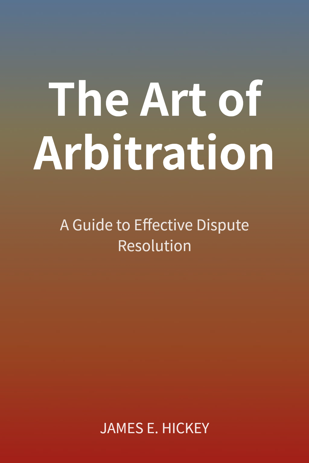 The Art of Arbitration cover