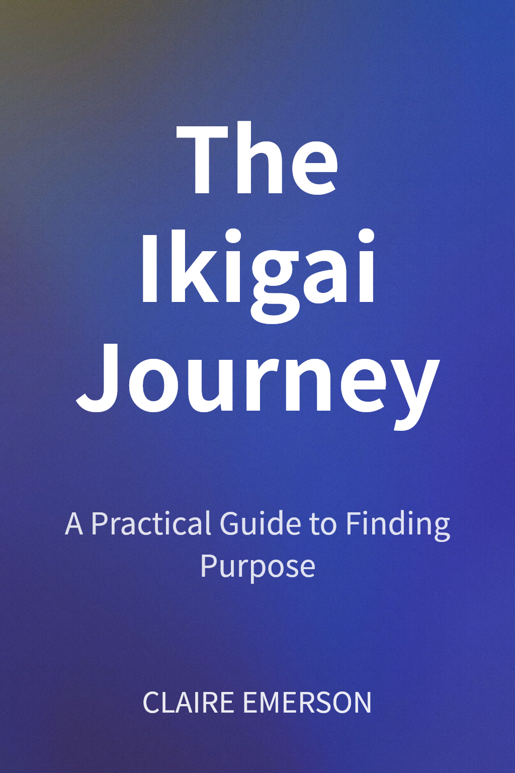 The Ikigai Journey cover