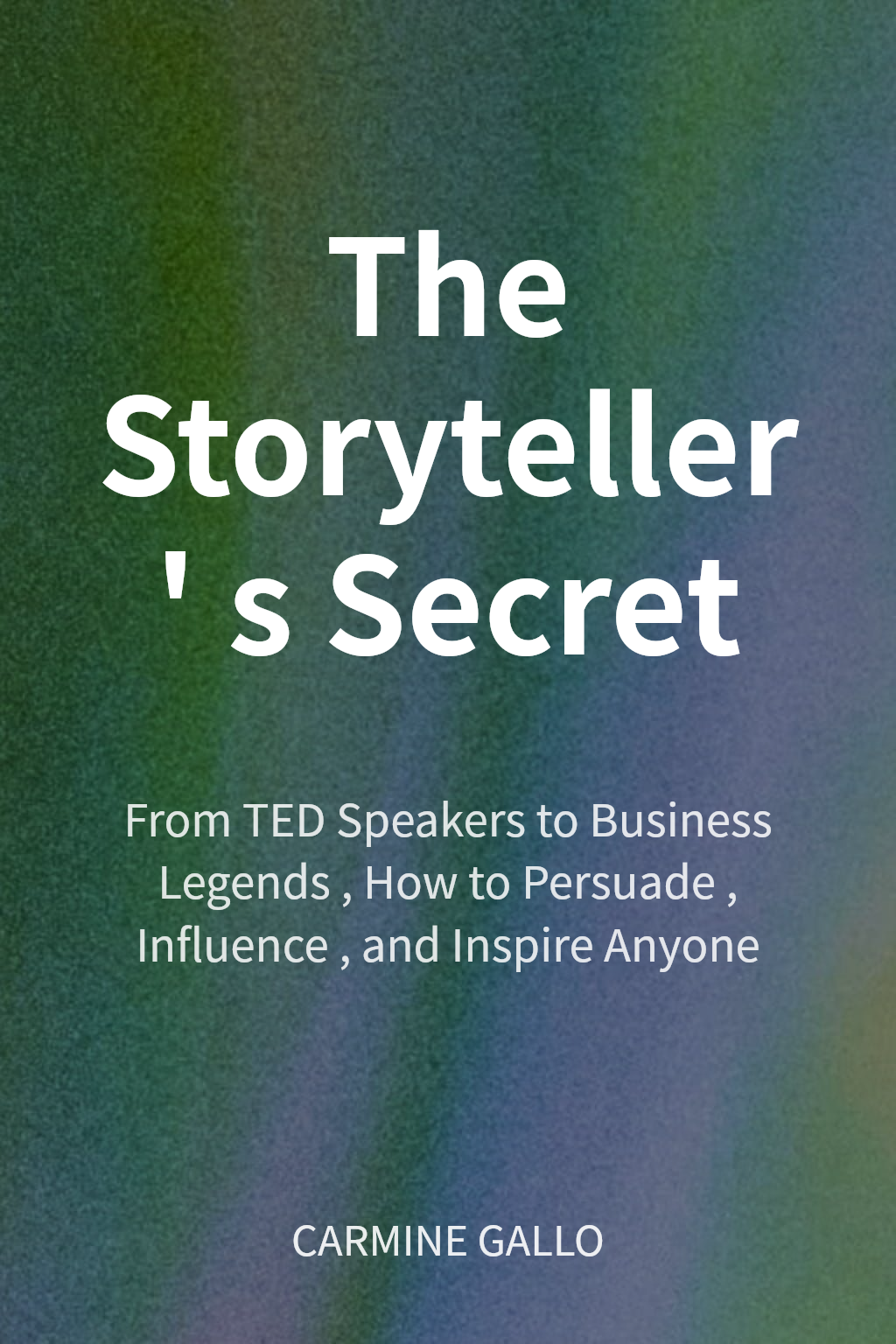 The Storyteller's Secret cover
