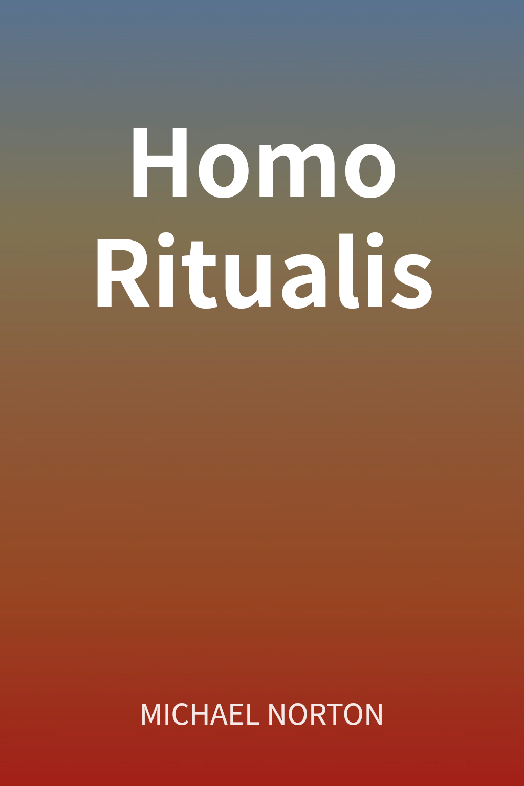 Homo Ritualis cover