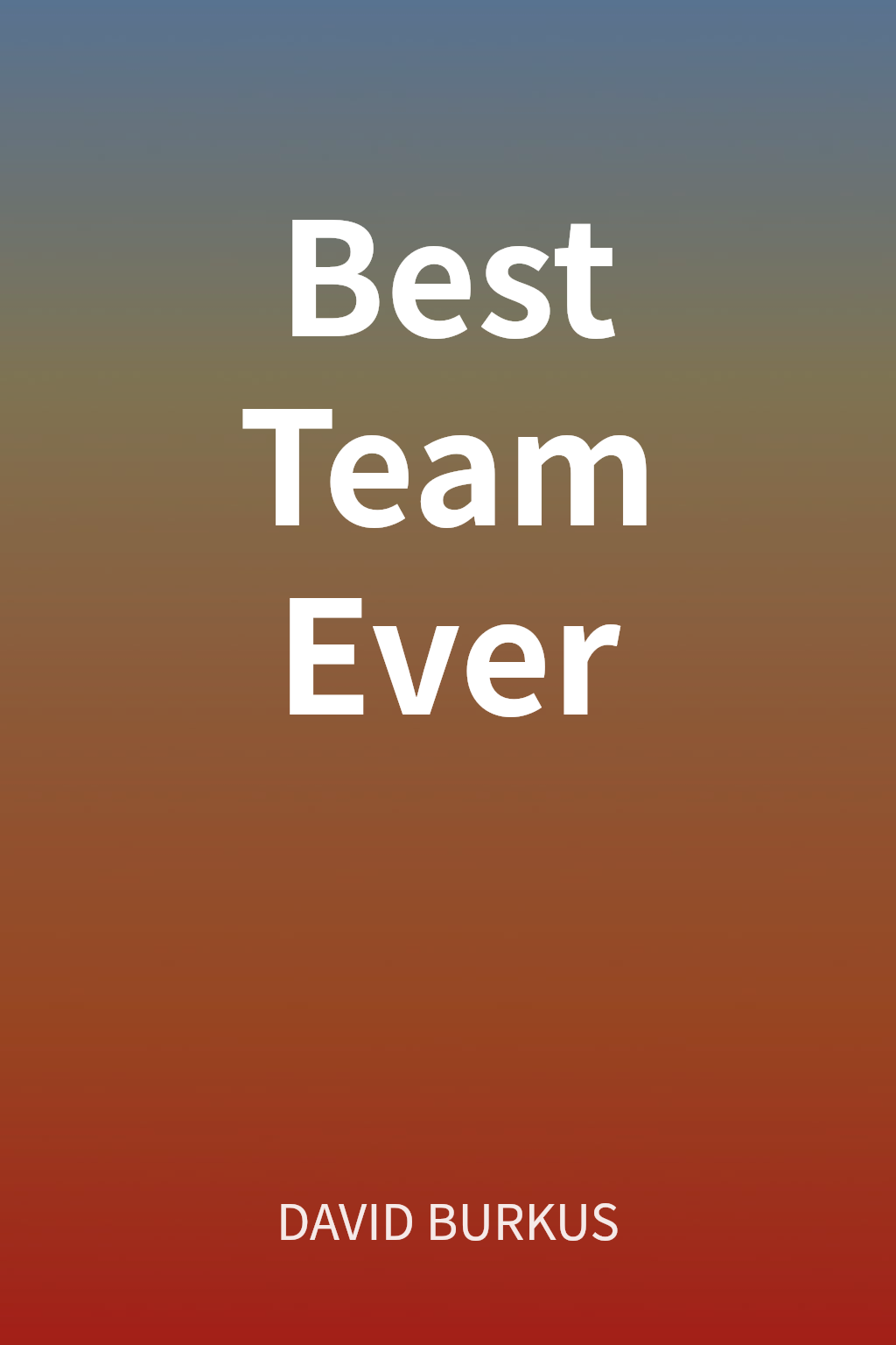 Best Team Ever cover