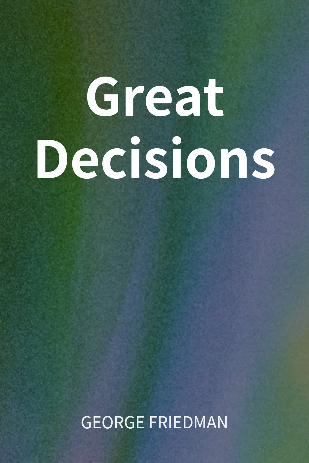 Great Decisions cover