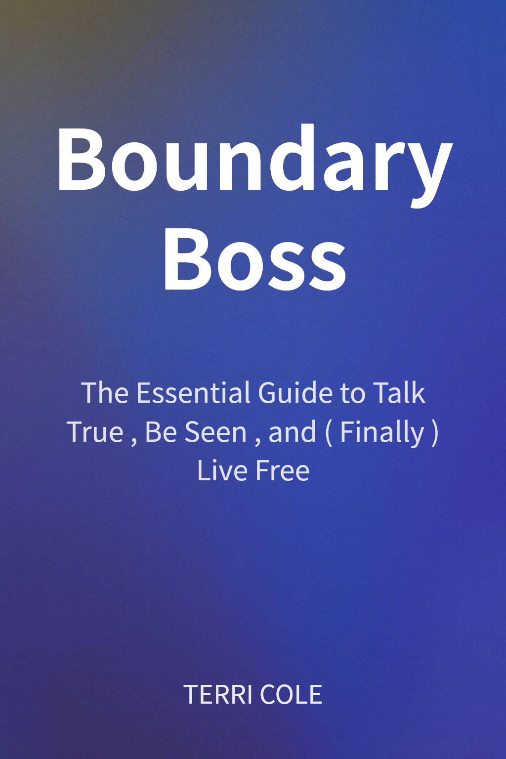 Boundary Boss cover