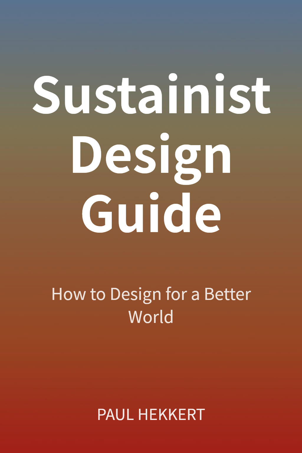Sustainist Design Guide cover